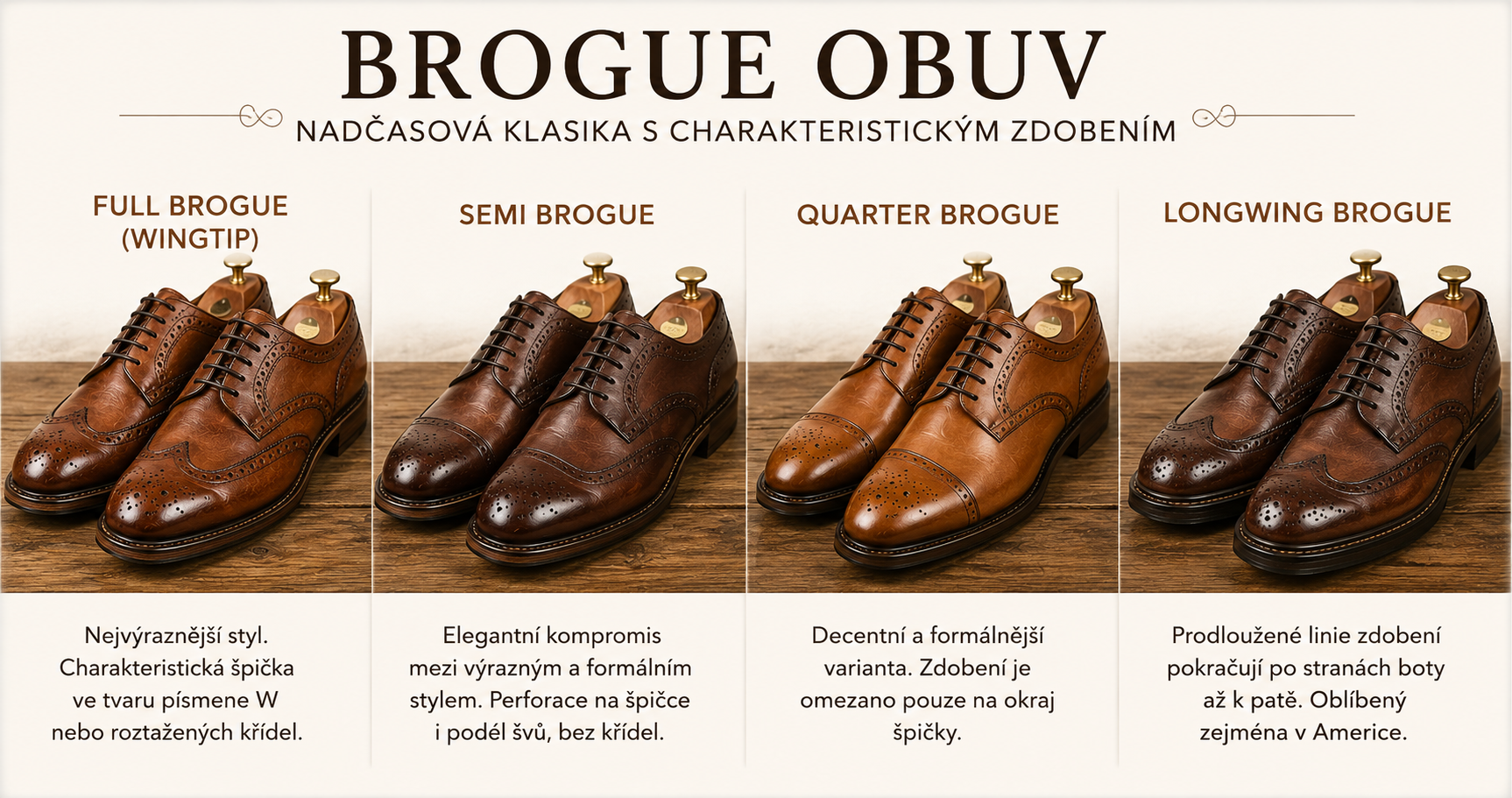 Brogue obuv