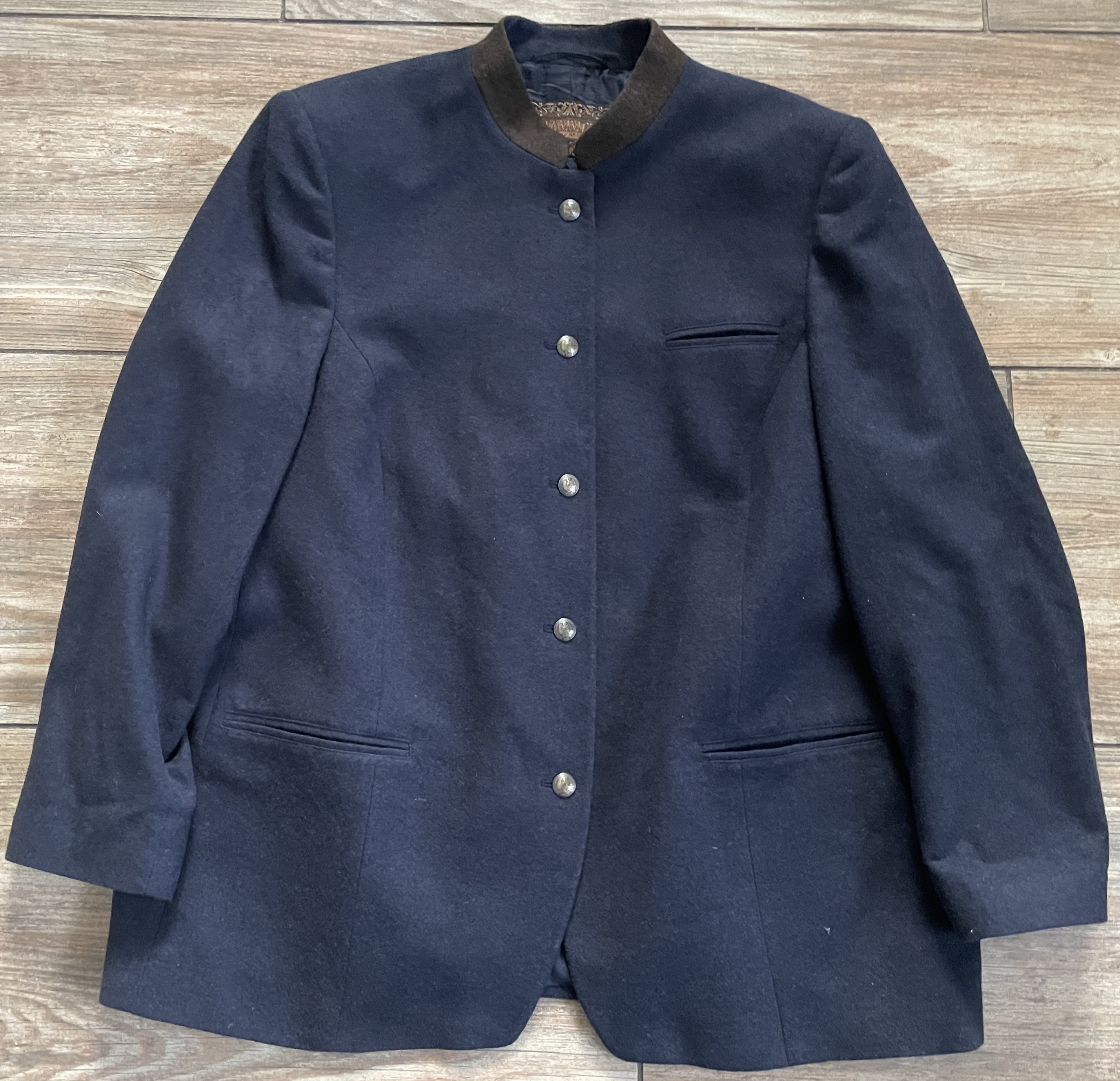 dámské vlněné sako, elegantní dobový styl vel. 46