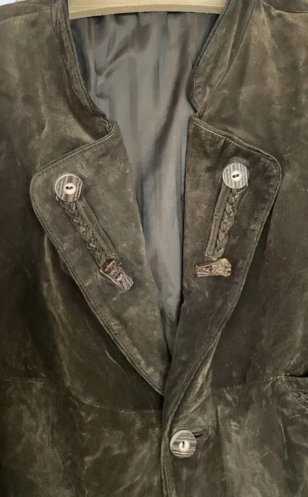 Pánská kožená bunda v selském stylu vel. XXXL