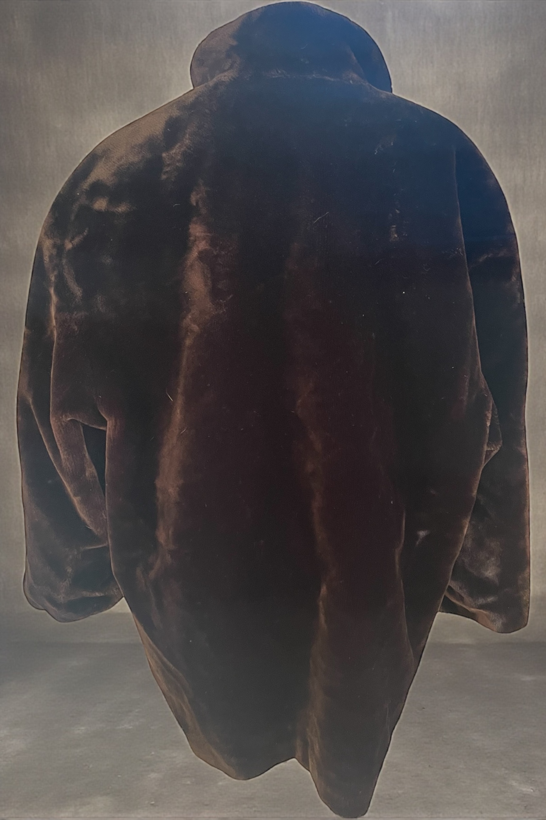 Dámský chlupatý kabát alá ČERT vel. 40