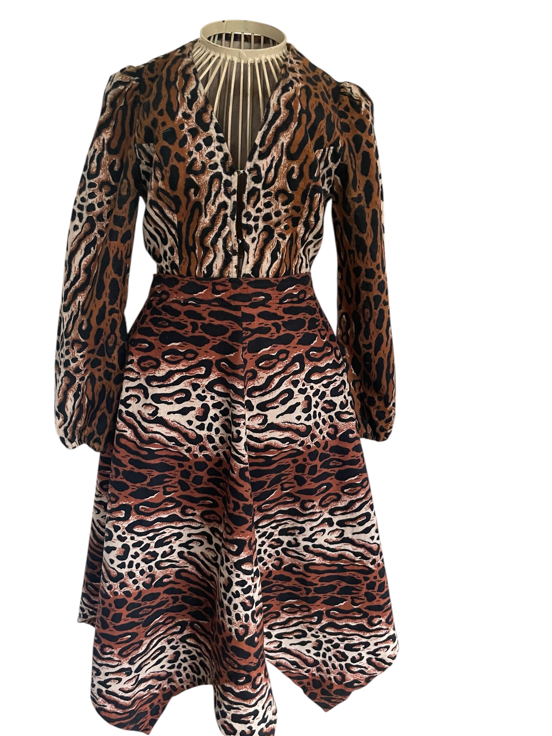 Karnevalový kostým kočka, pravěk, pračlověk, pražena vel. 36