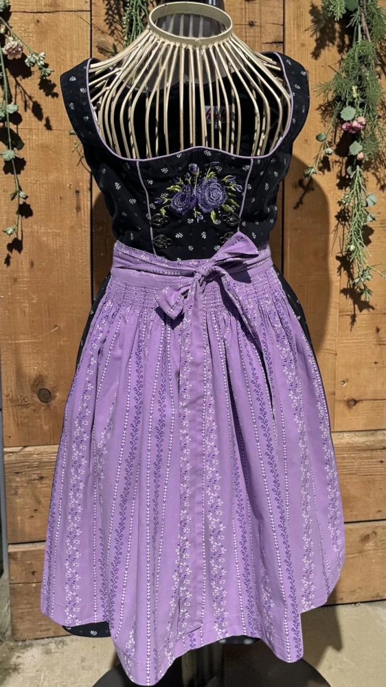 Dámské dirndl šaty, selský styl vel. 36
