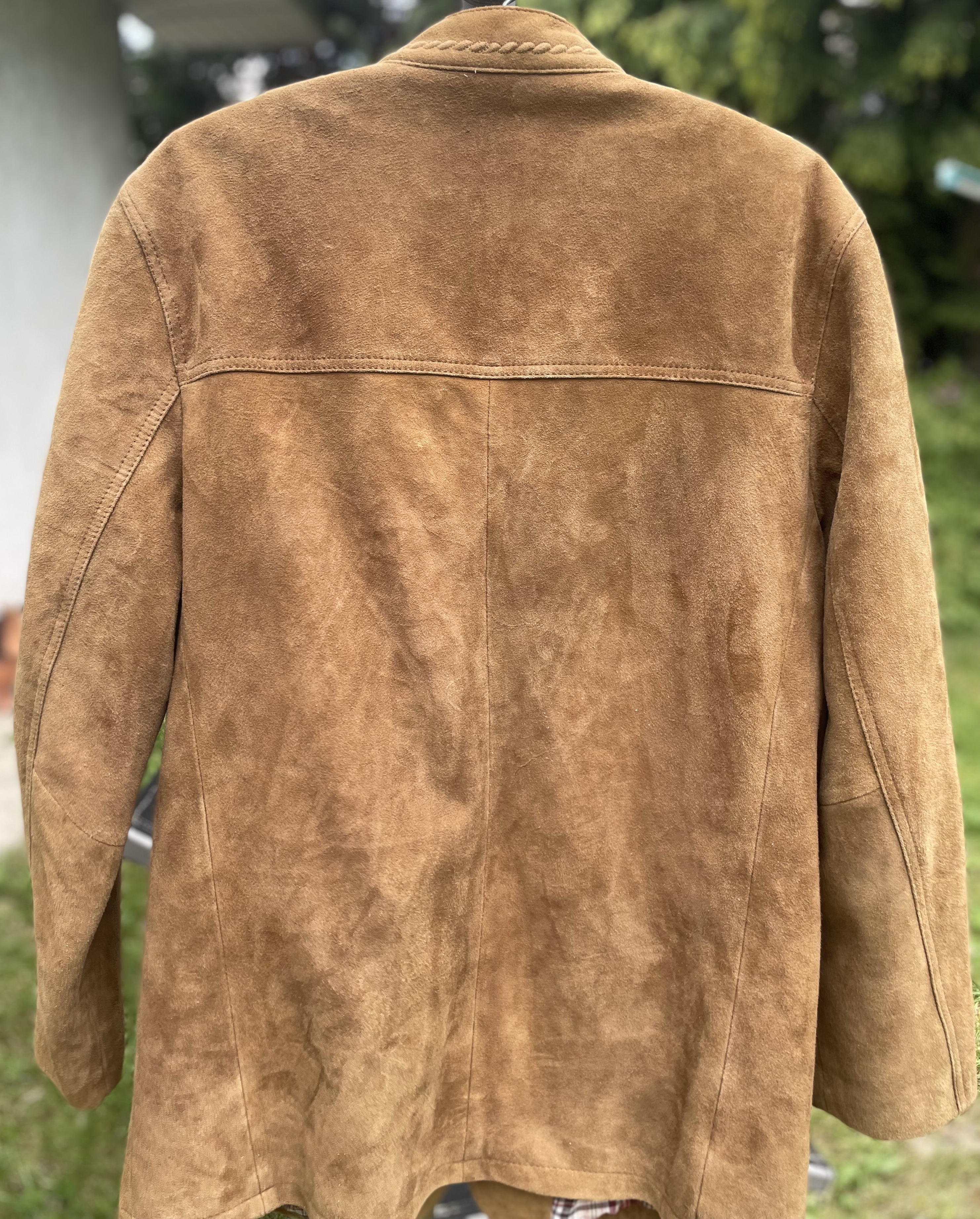 Pánské kožené sako v selském, western, country stylu vel. XL
