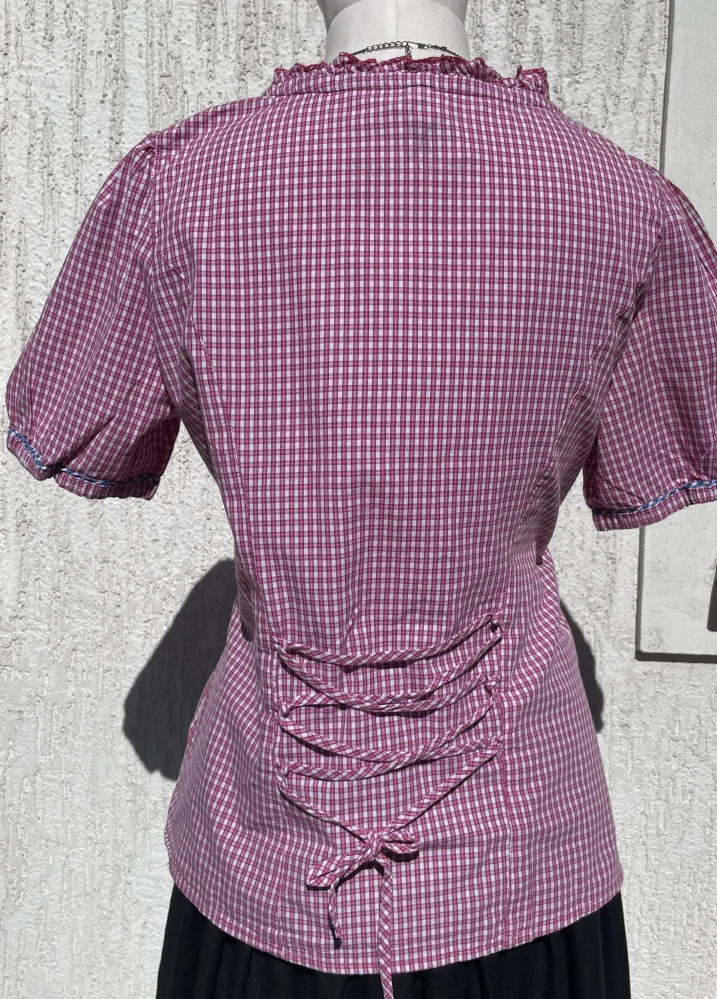 Dámská halenka v dirndl, selském, country, western  stylu vel. 42