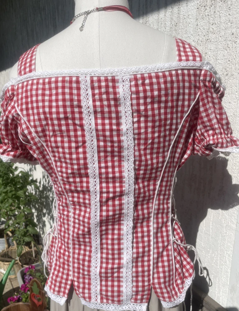 Dámská halenka v selském, country, western stylu vel. 42