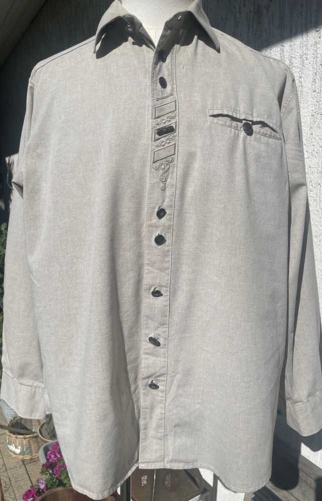 Pánská košile v selském stylu, mysliveckém, vintage vel. XL