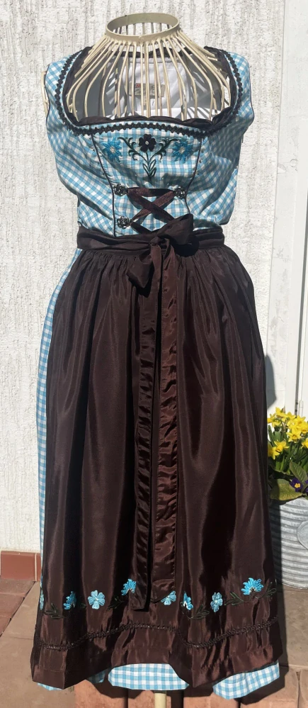 Dámské dirndl šaty, selský styl vel. XXS