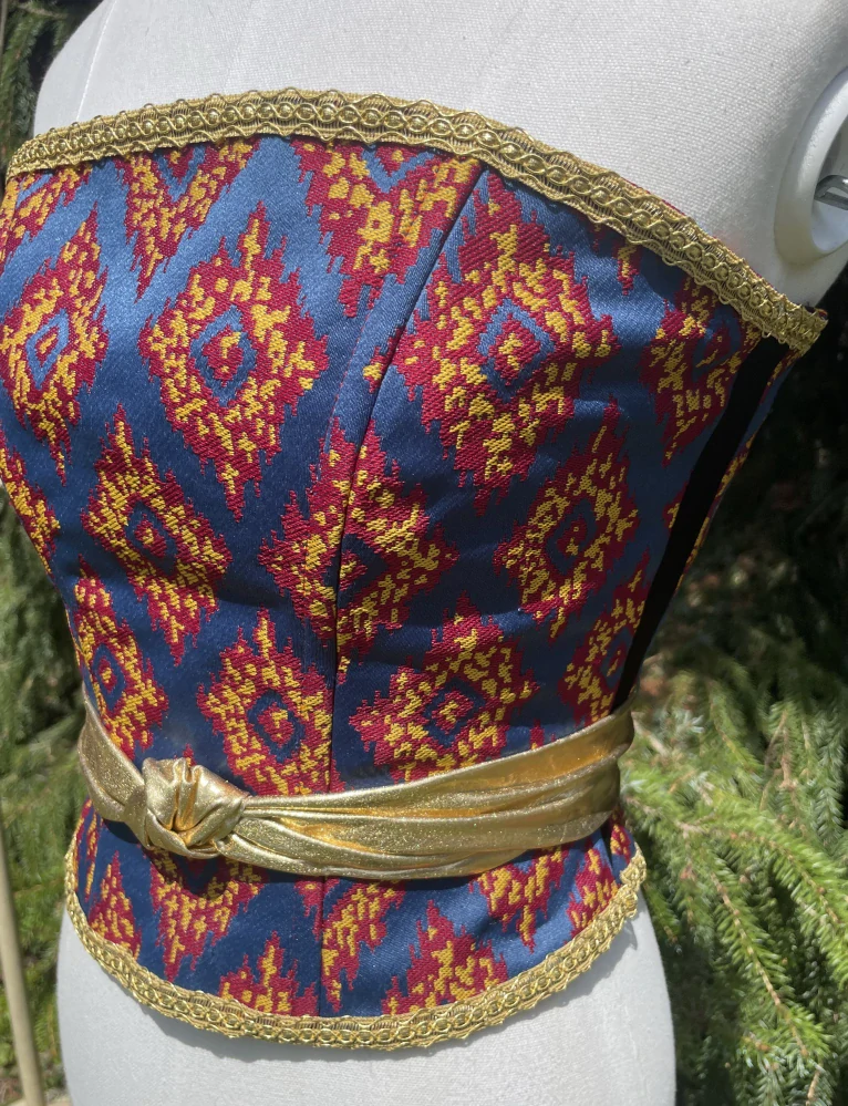 Dámský korzet v dobovém, historickém stylu PRINCEZNA, ŠLECHTIČNA vel. XS/S