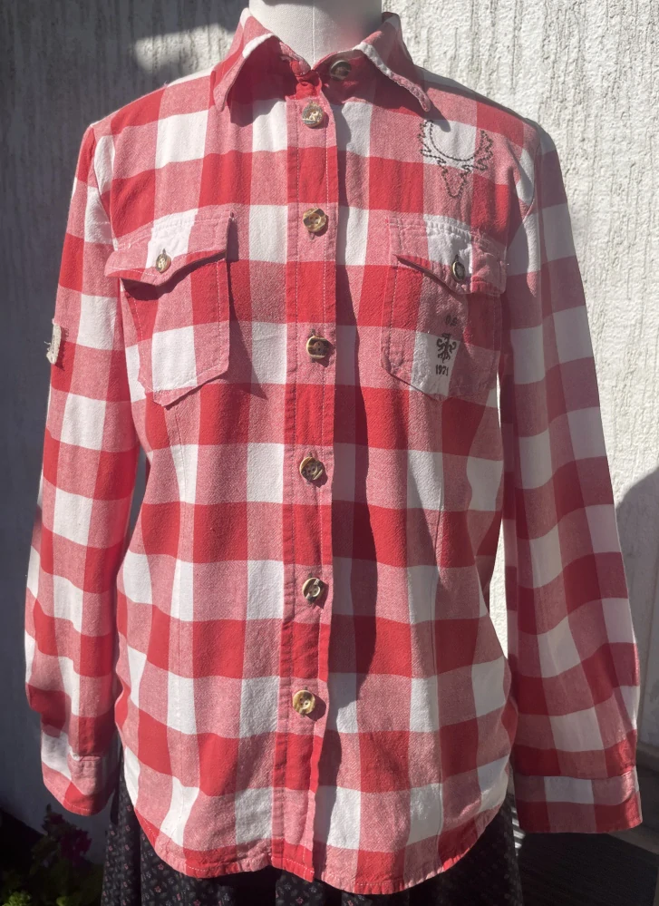 Dámská košile v country, selském, western stylu vel. 40