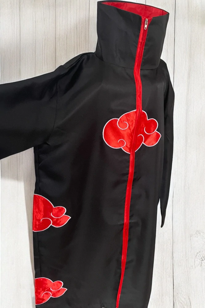 karnevalový kostým Akatsuki kabát, cosplay postav z anime vel. XS
