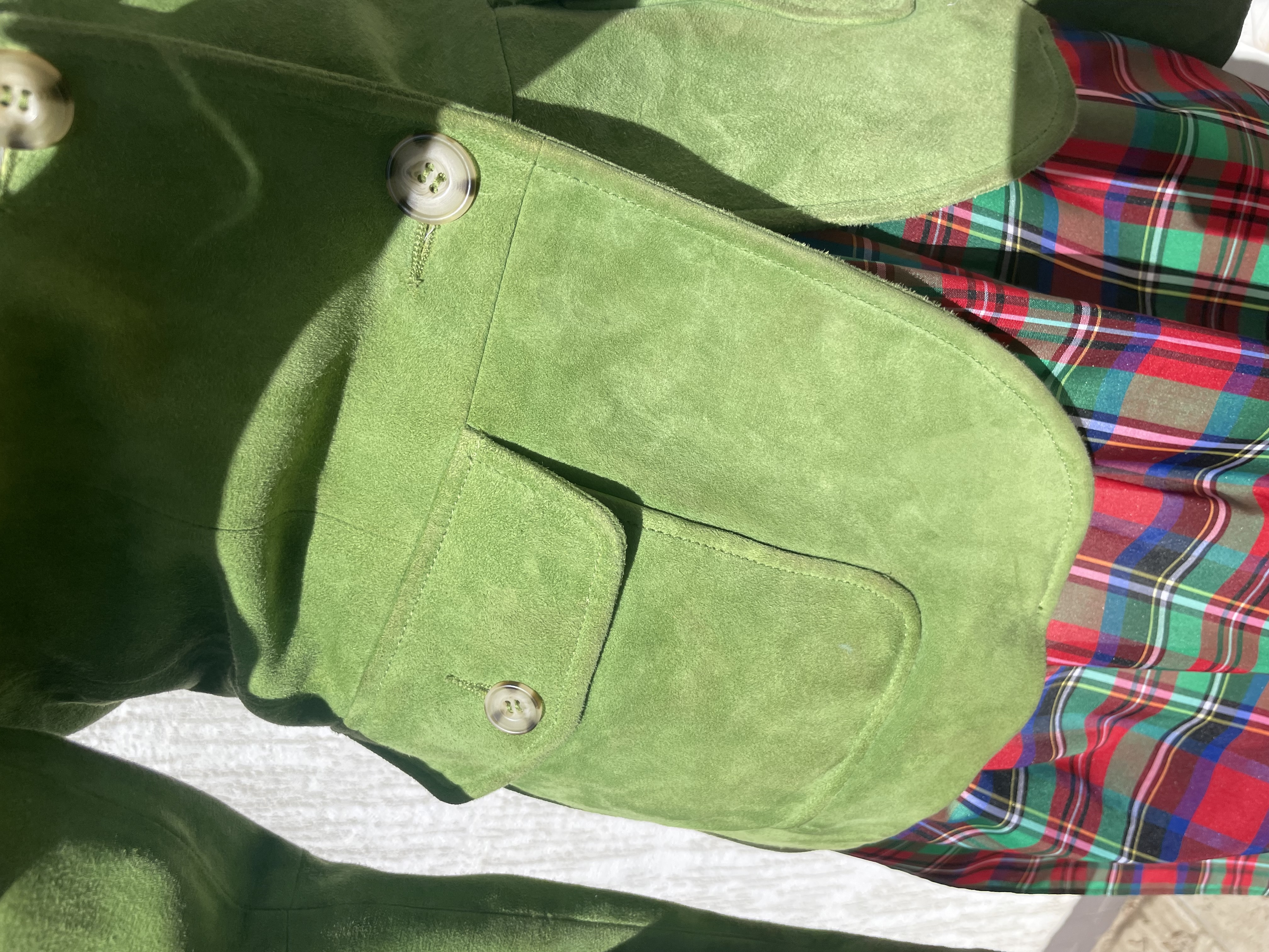 Dámská kožená bunda sako retro styl vel. 36