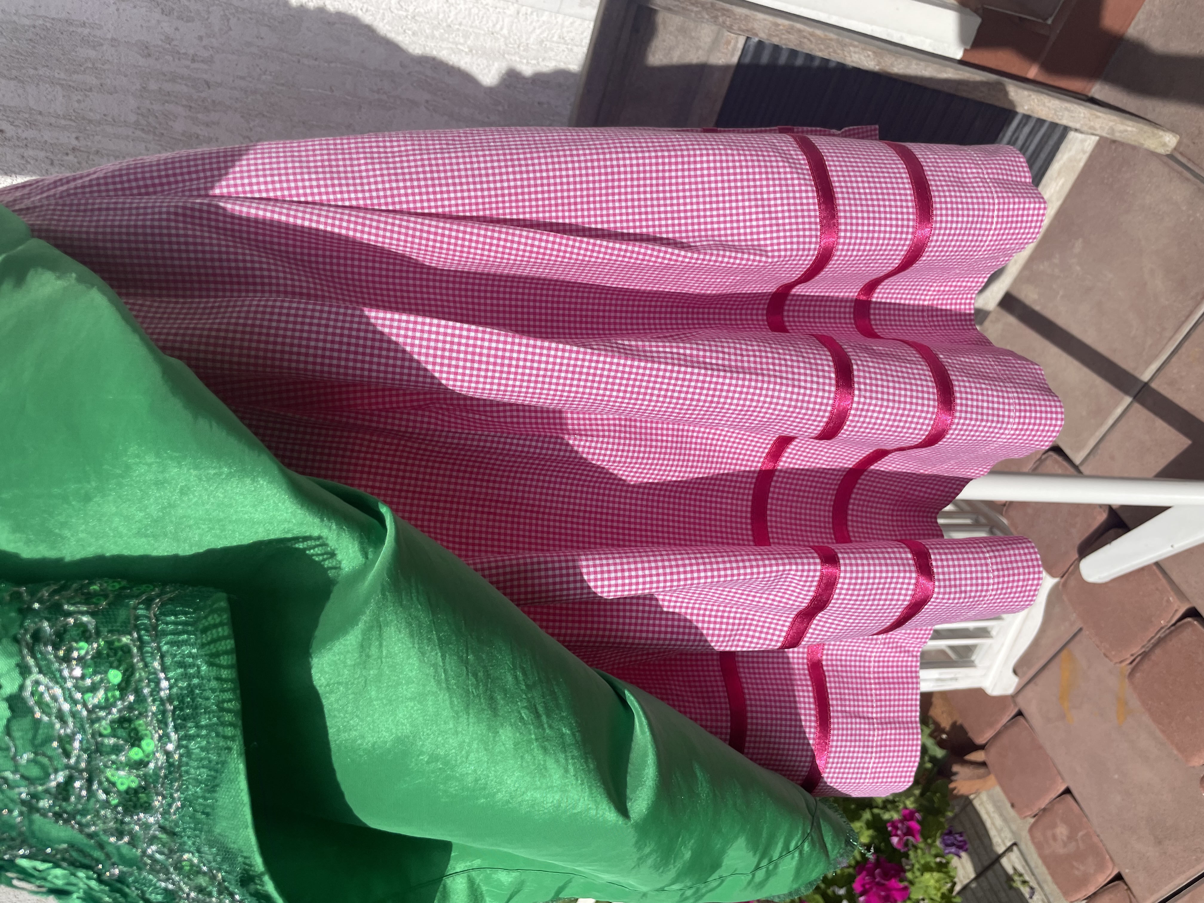 Dámské dirndl šaty selský styl vel. 38