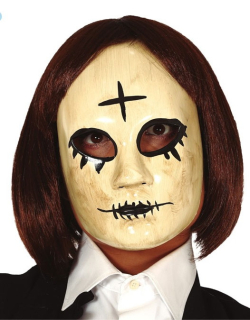 karnevalová maska Žena s křížkem HALLOWEEN