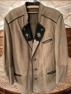 pánská kožená bunda v selském stylu vel.XL/XXL