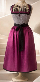 Dámské šaty v selském dirndl stylu vel. XS