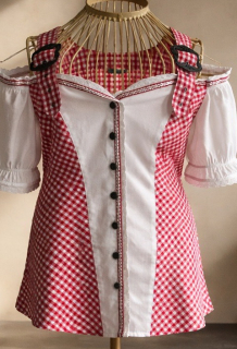 Dámská halenka v selském, country stylu vel. 40