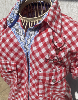 Dámská košile halenka v selském, country, western stylu vel. 38