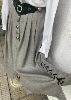 Dámská teplá sukně dirndl, selský, dobový styl vel. 36/38
