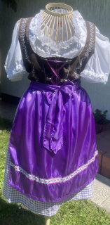 Dámské dirndl šaty selský styl vel. 36