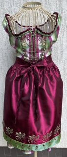 Dámské dirndl šaty selský styl vel. XXS