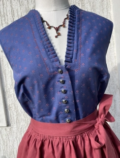 Dámské selské dirndl šaty se zástěrou vel. 38