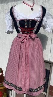 Dámské šaty dirndl selský styl, vintage vel. 40/42