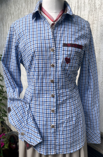 Dámská dirndl košile selský, country, western styl vel. 40