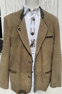 Pánské sako v selském, country, vintage stylu Oktoberfest vel. XL