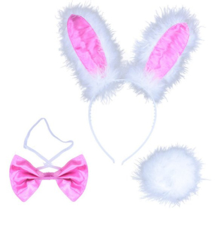 karnevalová sada KRÁLÍČEK, KRÁLÍK BUNNY