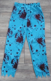 karnevalový kostým kalhoty ZOMBIE > 152
