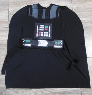 karnevalový kostým vesta+plášt STAR WARS VADER > 140