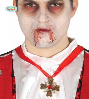 karnevalový doplněk kříž UPÍR, DRACULA