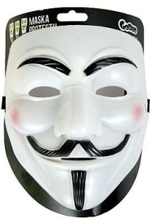 Maska Anonymus *** MASKA PROTESTU