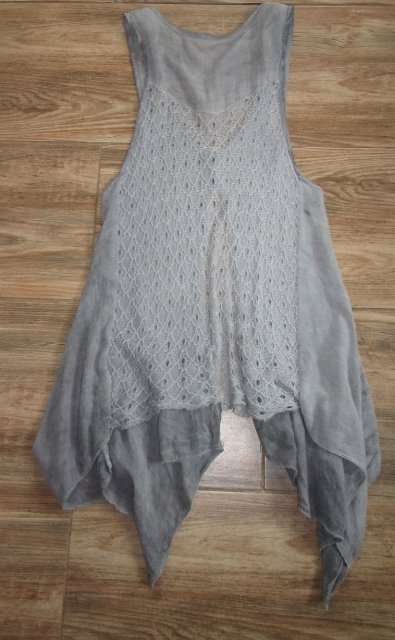DÁMSKÁ VESTA DOBOVÁ duch, babička, teta Běta,hippie > 38