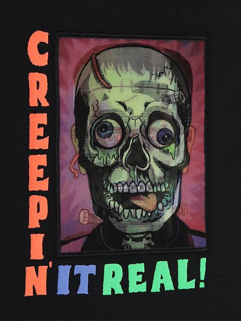 BAVLNĚNÉ TRIČKO MĚNÍCÍ EFEKT zombie 9-10 let > 140