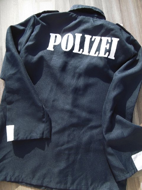 karnevalový kostým sako POLICIE, POLICISTA > 140